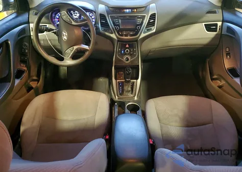 2016 Hyundai Elantra Se from USA, damaged, VIN 5NPDH4AE8GH659730